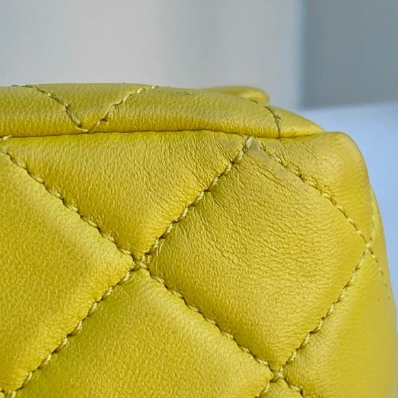 Authentic Chanel CoCo Crush Mini Bag Yellow - Picture 11 of 16